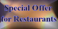 Special offer for Restaurants